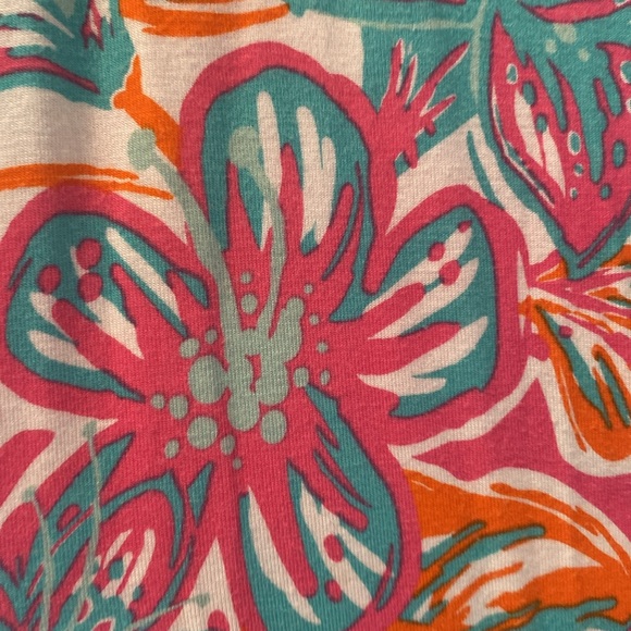 Colourful summer shift dress, flattering. - Picture 3 of 4